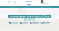 Desktop Screenshot of icict.iba.edu.pk