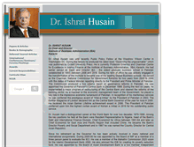 Tablet Screenshot of ishrathusain.iba.edu.pk